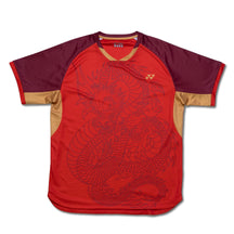 Yonex Linear Dragon CNY2024 Tournament Shirt GTB Mens Red