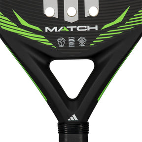 Adidas Match Black/Green 2026 Padel Racket - Black/Green