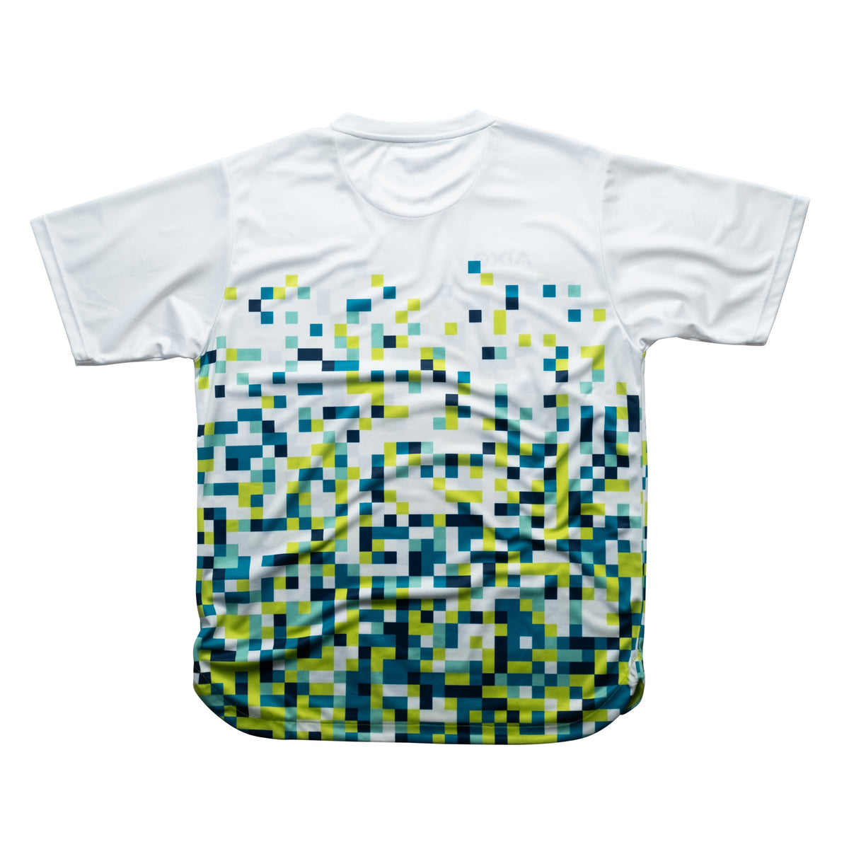 Aixo Pixel Mens T Shirt White