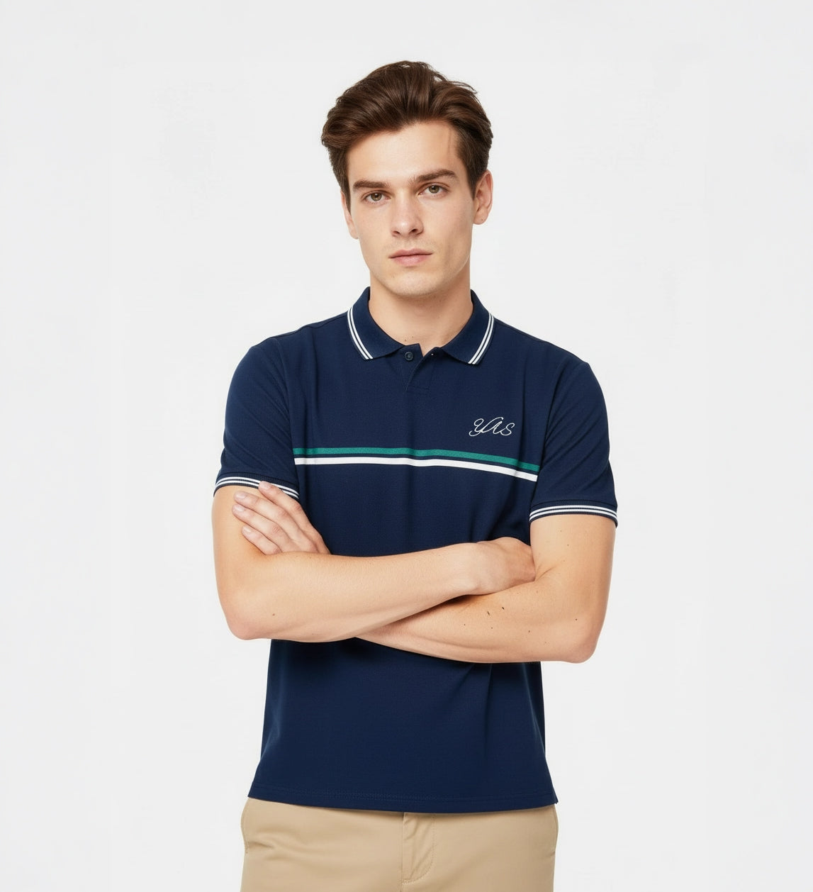 Yonex All England 1899 S/S Polo Shirt 26 - Oxford Navy