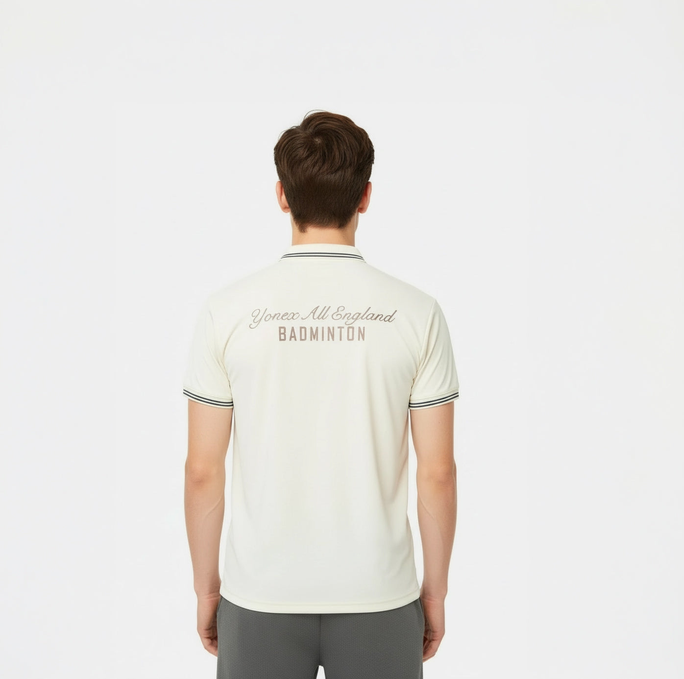 Yonex All England 1899 S/S Polo Shirt 26 - Cream