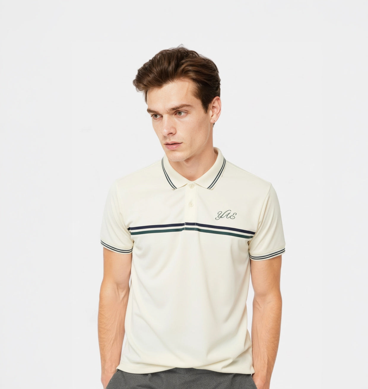 Yonex All England 1899 S/S Polo Shirt 26 - Cream