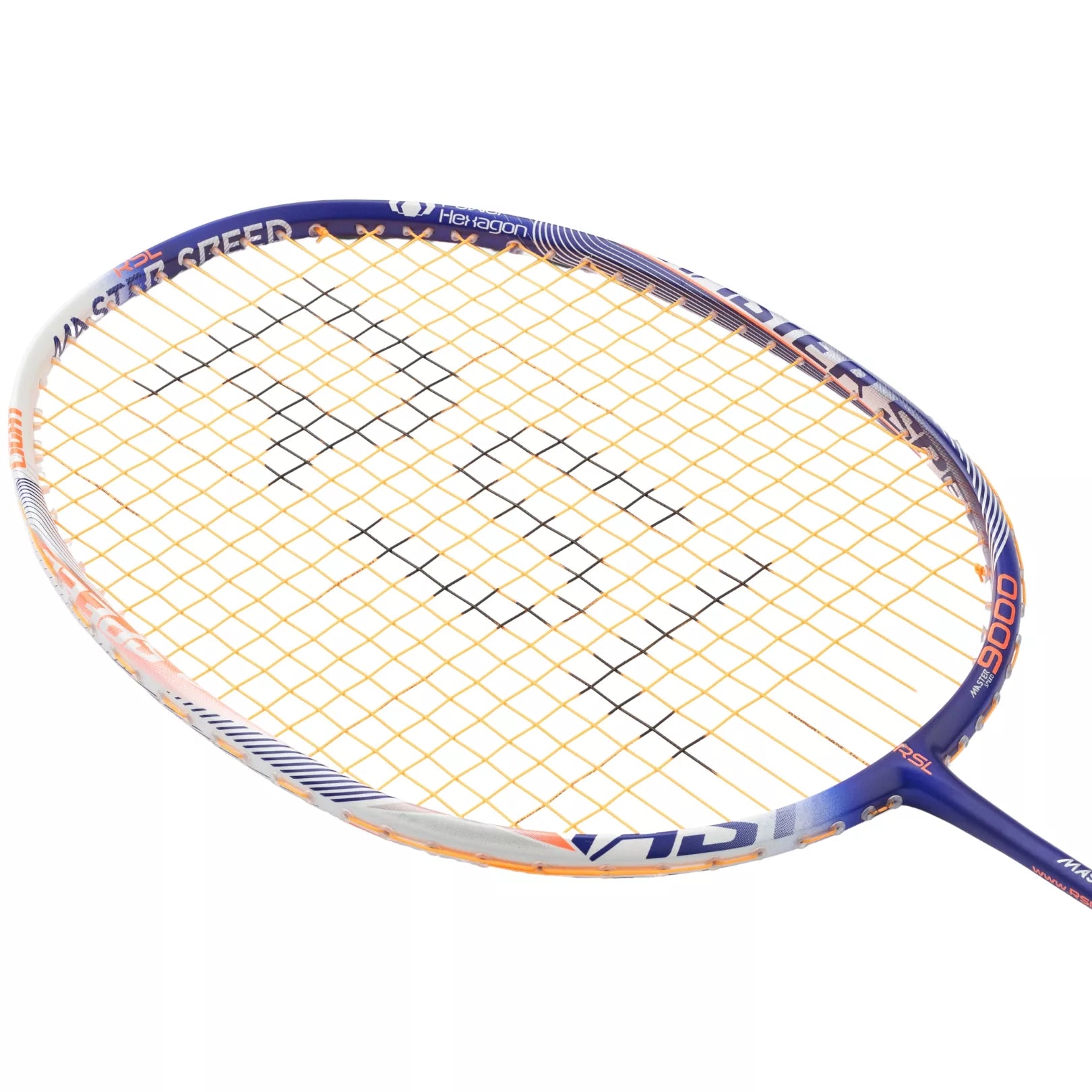 RSL Master Speed 9000 V2 Badminton Racket (White)