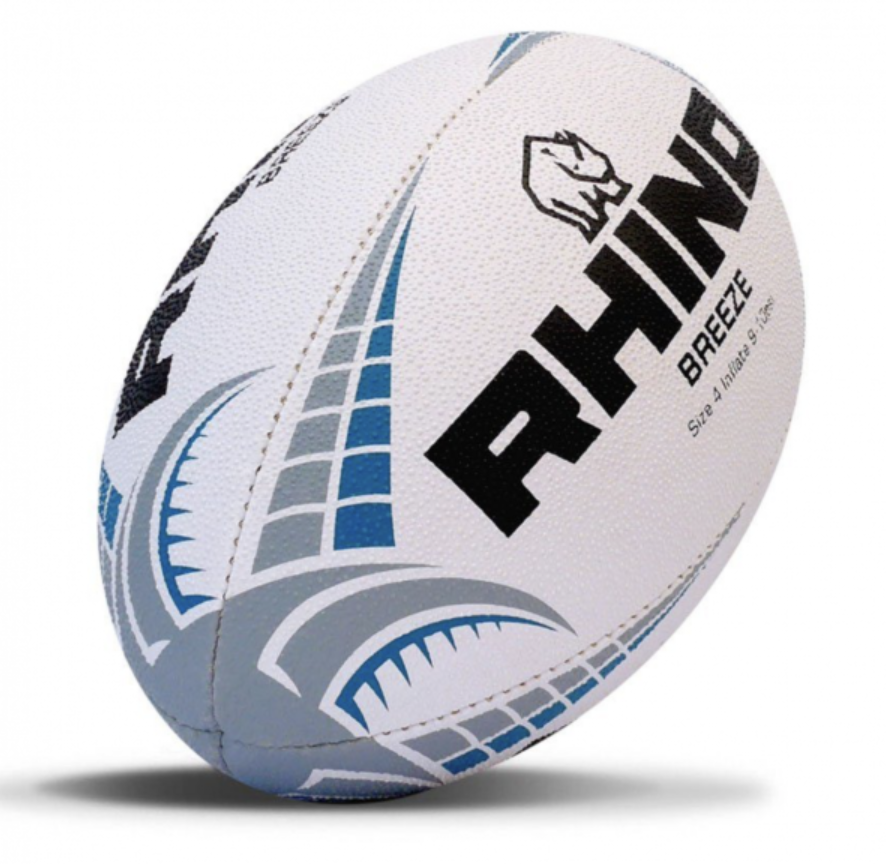Rhino Breeze Extra Light Rugby Skills Ball S4 WHITE Rugby Skills Ball Rhino