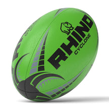 Rhino Cyclone Rugby Training Ball - Green