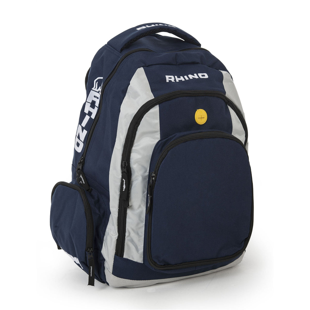 Rhino Gameday Rucksack 32L, Navy, Black & Red, front view