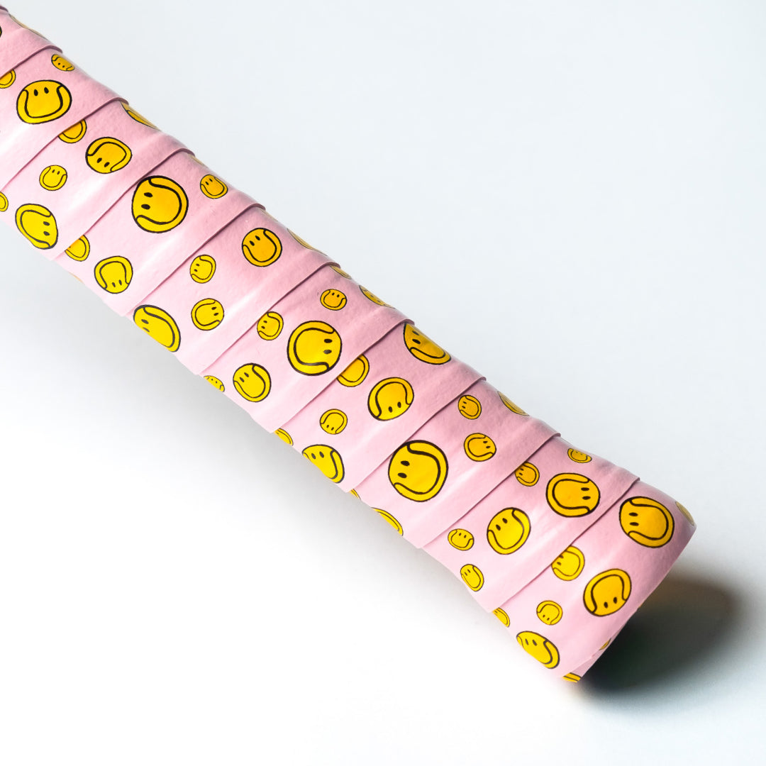 Aixo Smiley Ball Dry Overgrip Pink