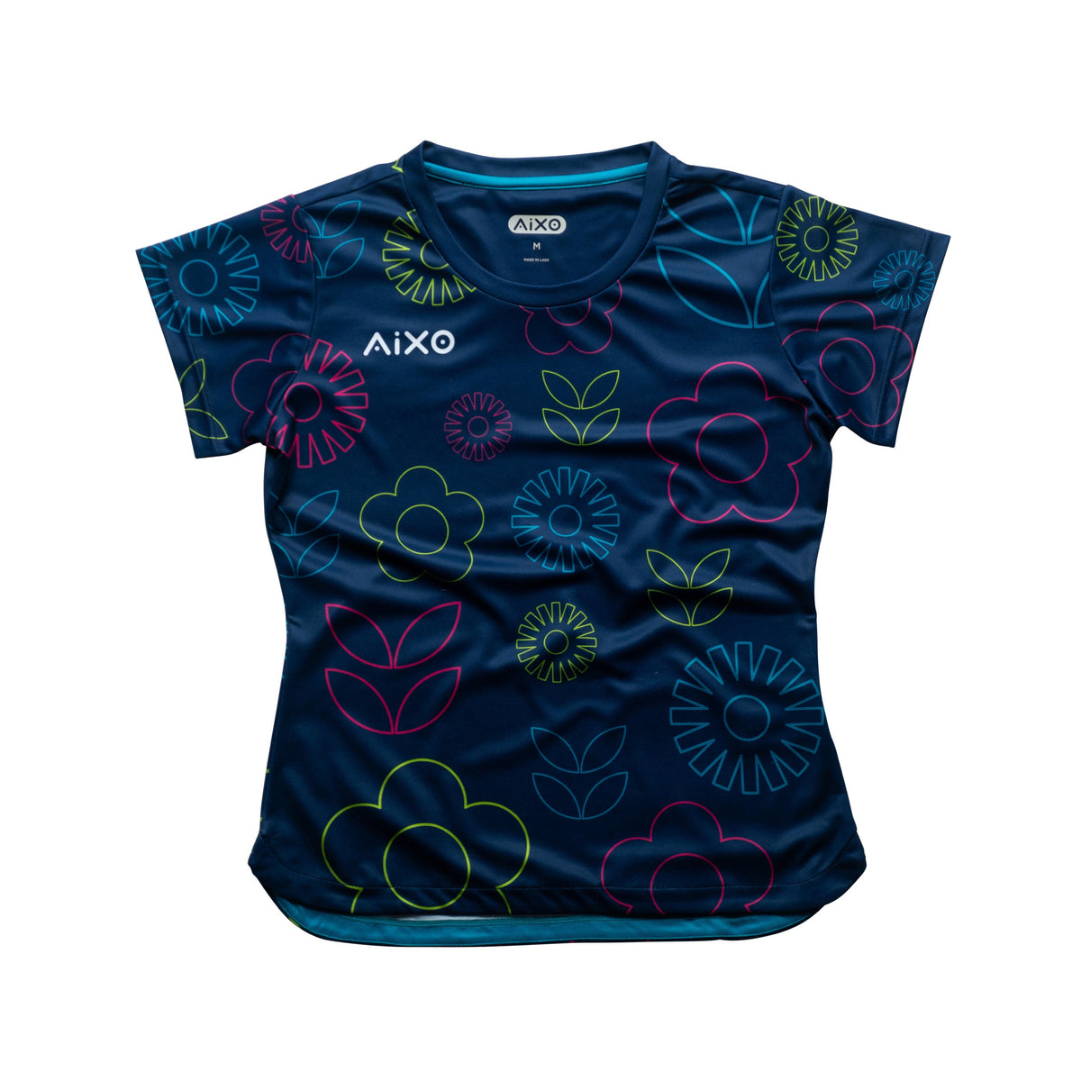 Aixo Spring T Shirt Women Navy