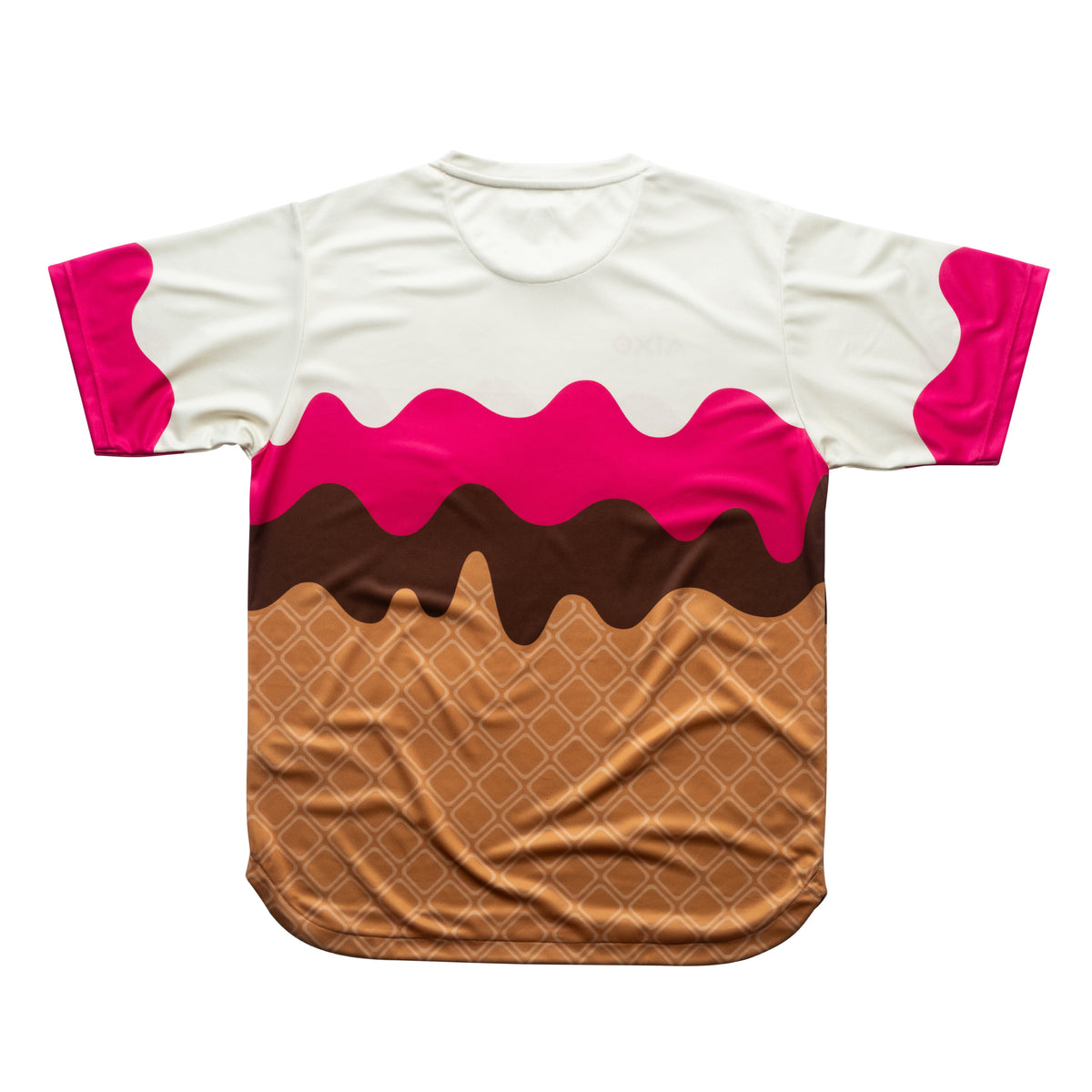 Aixo Sundae Mens T Shirt Vanilla Raspberry Chocolate