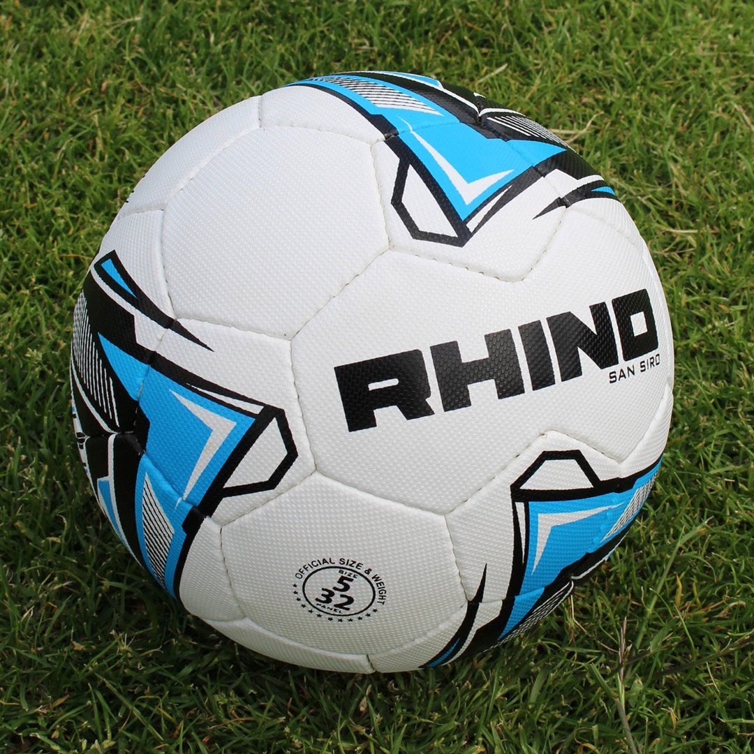 Rhino San Siro Football - White/Blue Accessories Rhino
