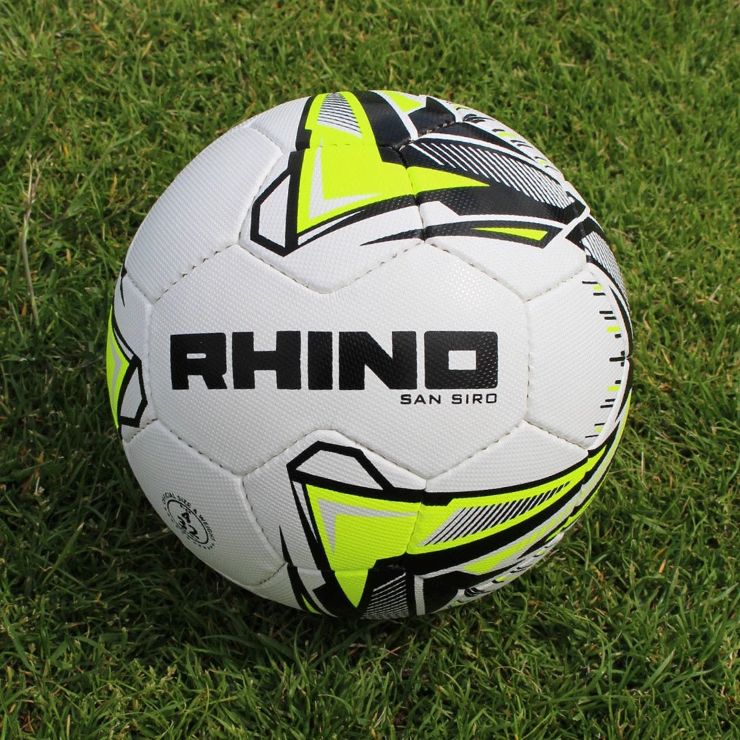 Rhino San Siro Football - White/Yellow White Yellow Accessories Rhino