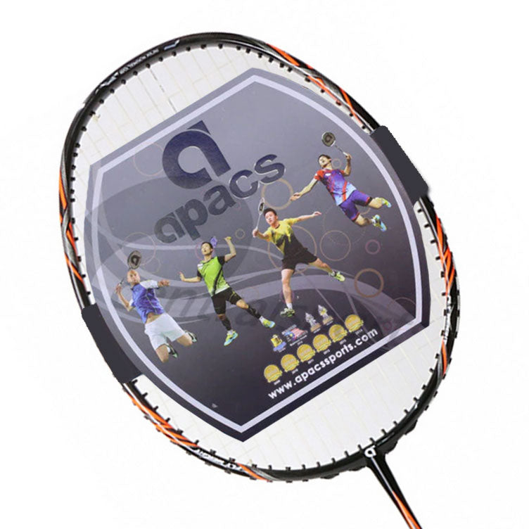 Apacs Fly Weight 73 Badminton Racket - Black/Orange