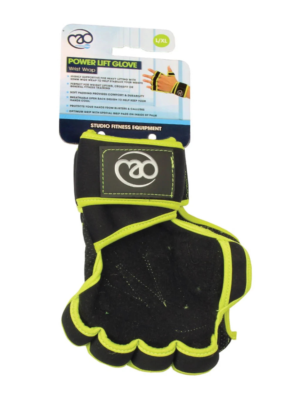 Fitness Mad Power Lift Glove L/XL - Black