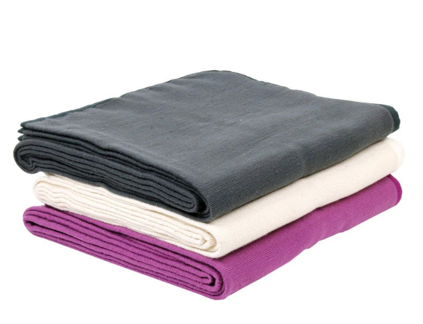 Yoga-Mad Hand Woven Cotton Yoga Seamless Blanket