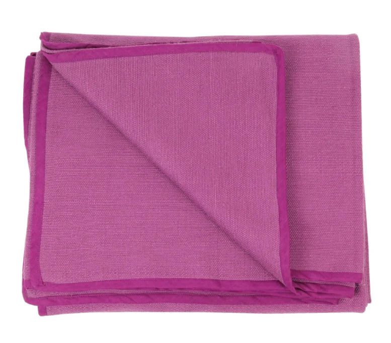 Yoga-Mad Hand Woven Cotton Yoga Seamless Blanket