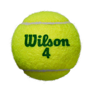 WILSON STARTER PLAY 4 Tennis Ball Tube Green Stage 1 Junior WRT137400+