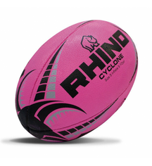 Rhino Cyclone Rugby Training Ball Hot Pink Rugby Training Ball Rhino