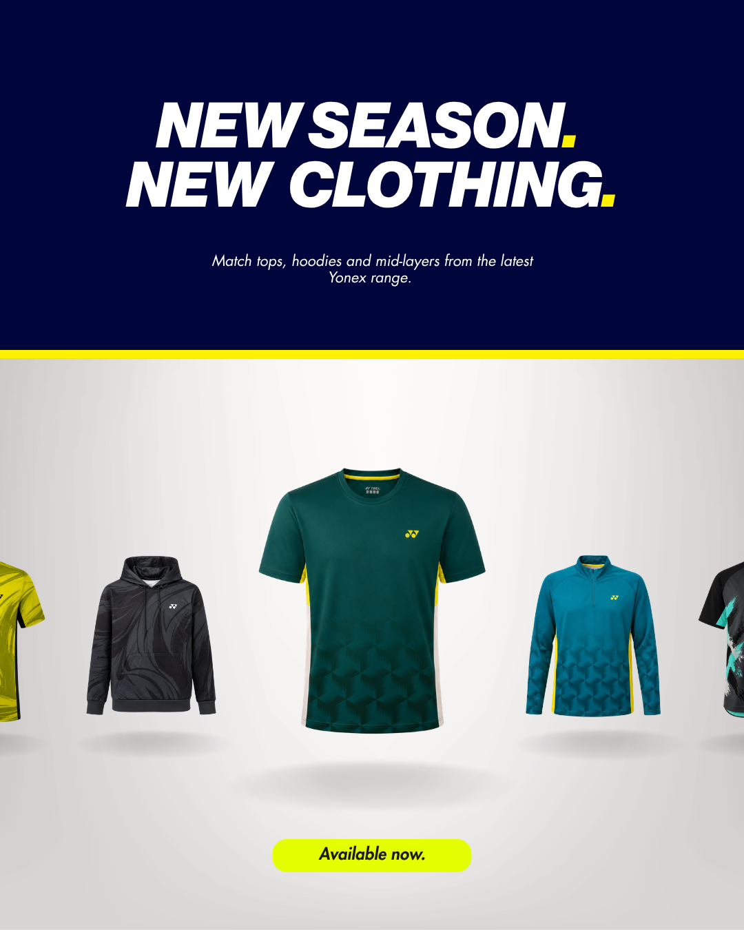 New season Yonex badminton clothing