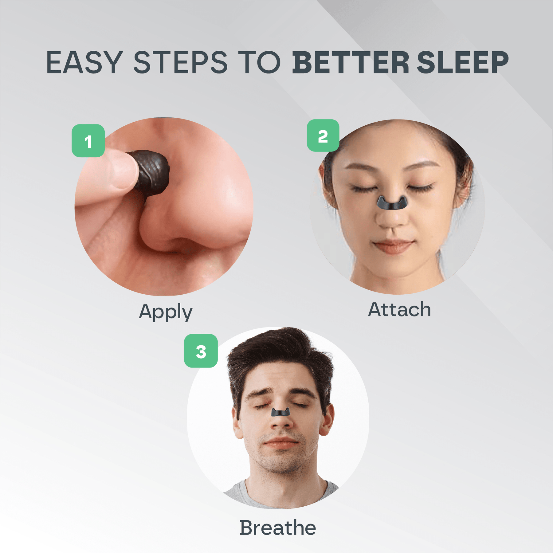 Magnetic Nasal Breathing Kit Snooze Therapy