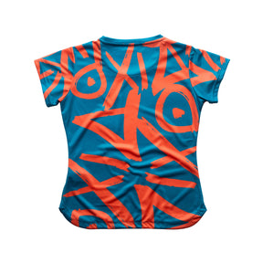 Aixo Tagged Womens T Shirt Teal