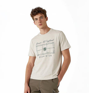 Yonex All England 1899 Crew Neck SS Top 26 - Cream