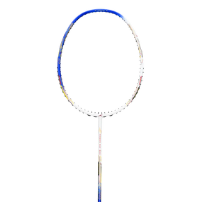 Hundred Power Ray 900 Badminton Racket - White/Blue White Royal Blue 5U6 Badminton Rackets Hundred