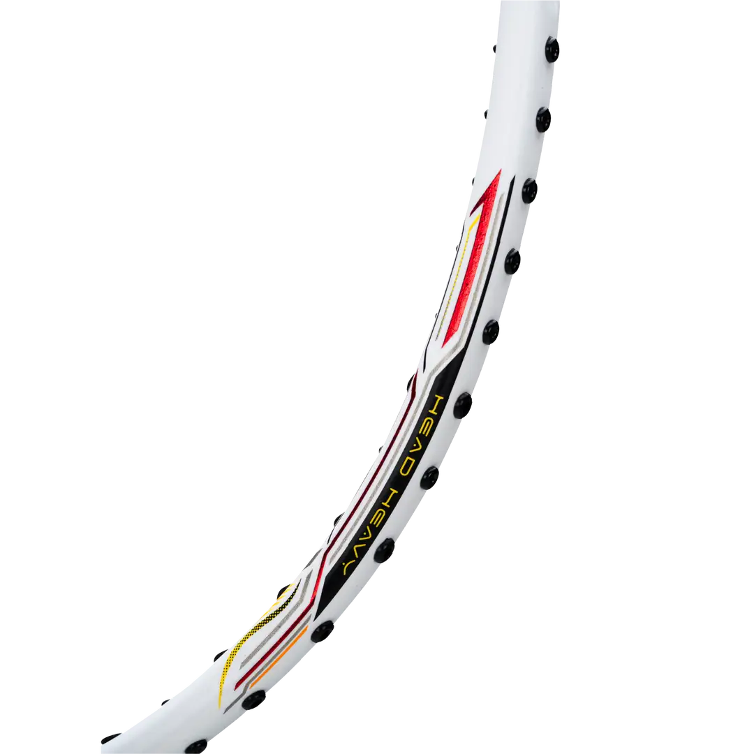 Hundred Power Ray 900 Badminton Racket - White/Blue Badminton Rackets Hundred