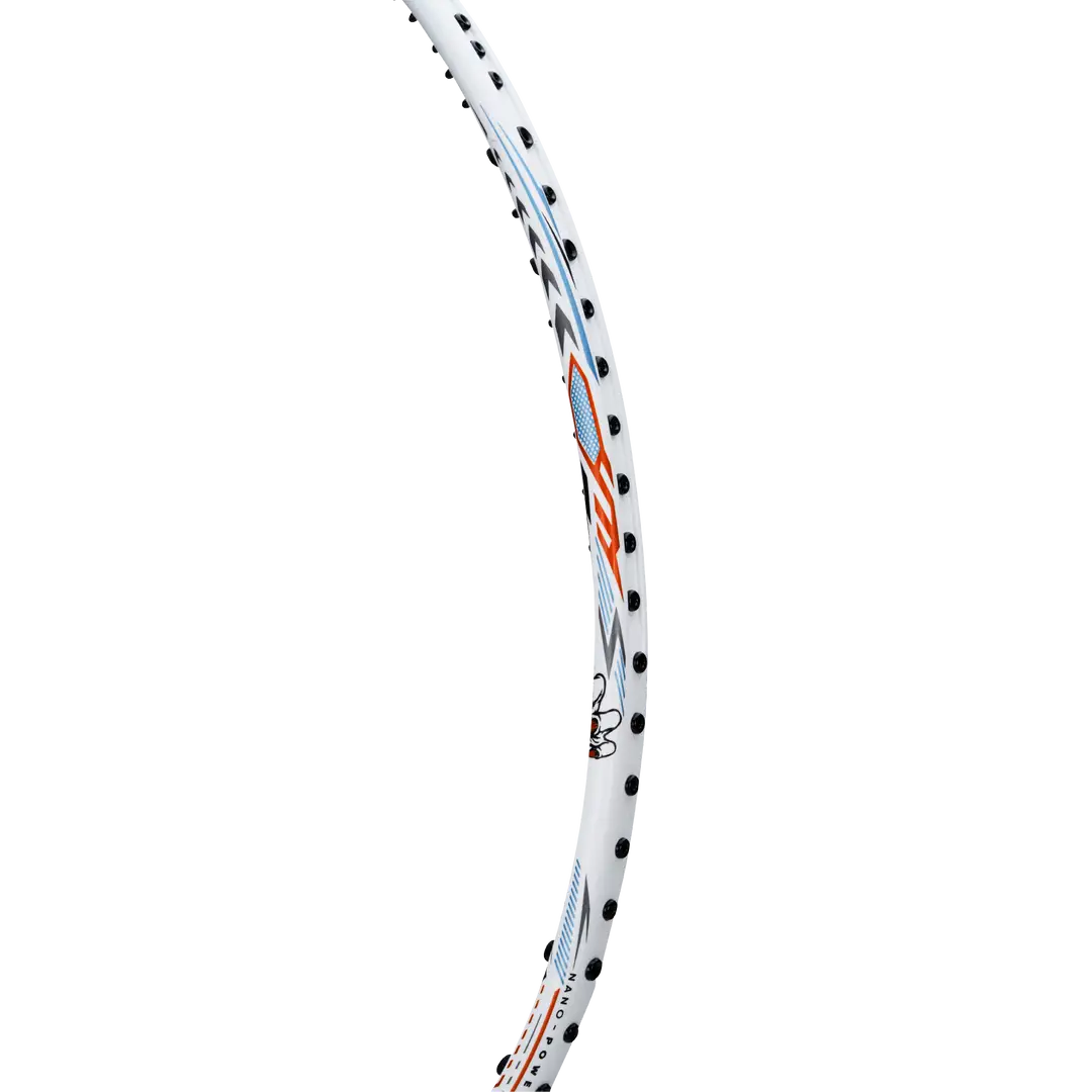 Hundred T-Rex 800 Badminton Racket - White Badminton Rackets Hundred