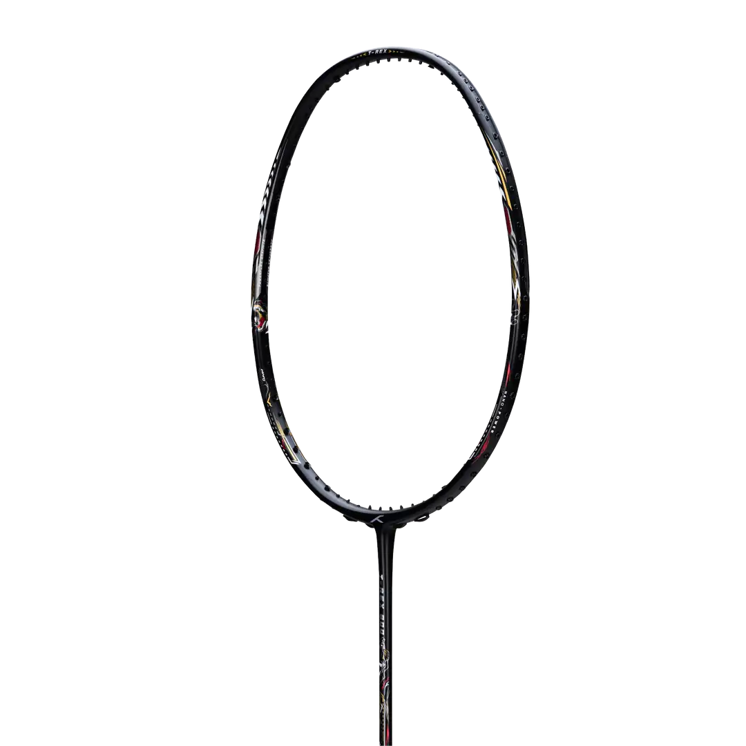 Hundred T-Rex 800 Badminton Racket - Black Badminton Rackets Hundred