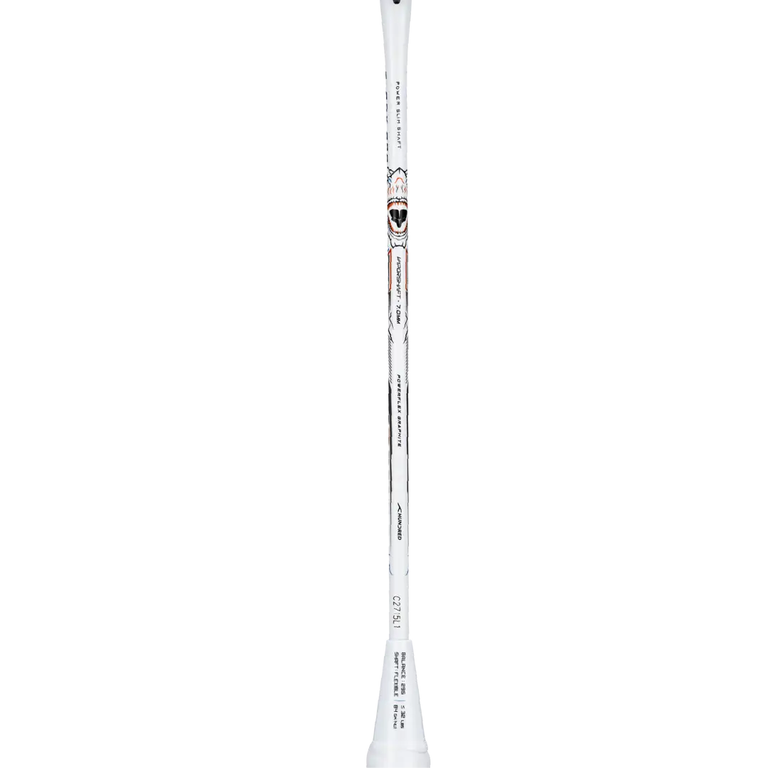 Hundred T-Rex 800 Badminton Racket - White Badminton Rackets Hundred