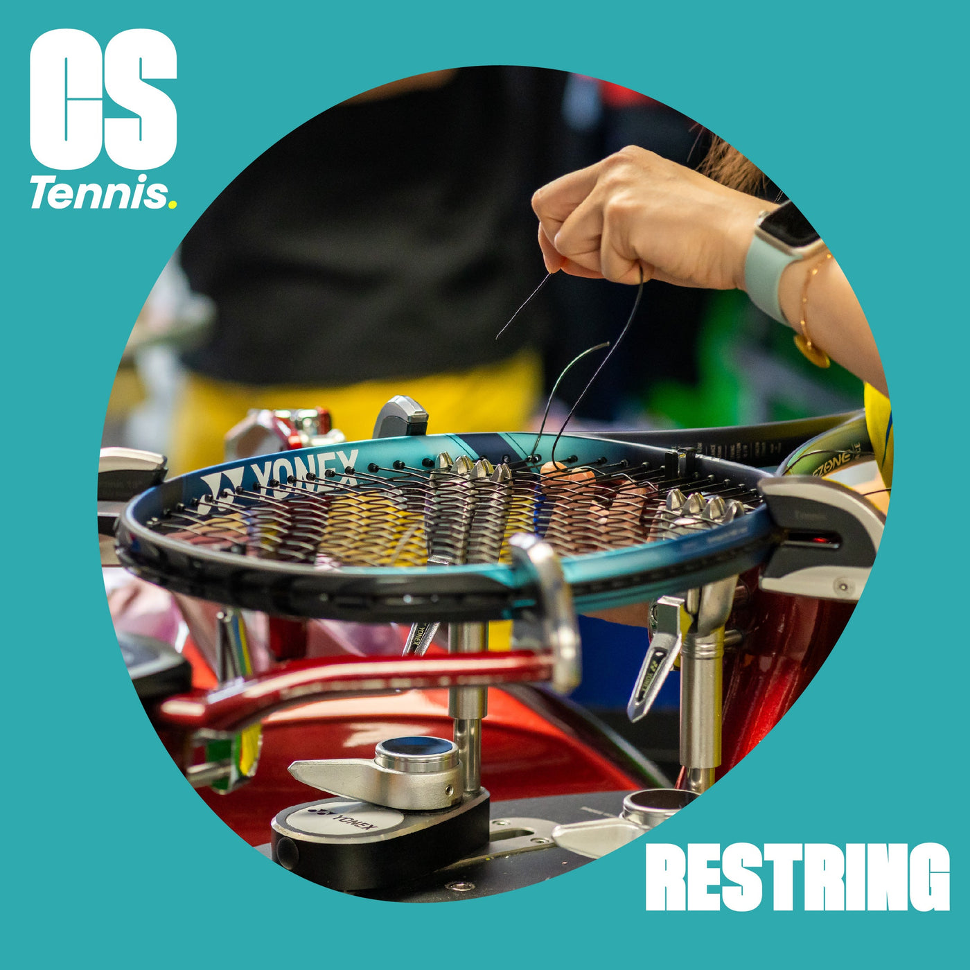 Professional Tennis Restring - Polyester / Co-Poly Tennis Restring Central Sports UK