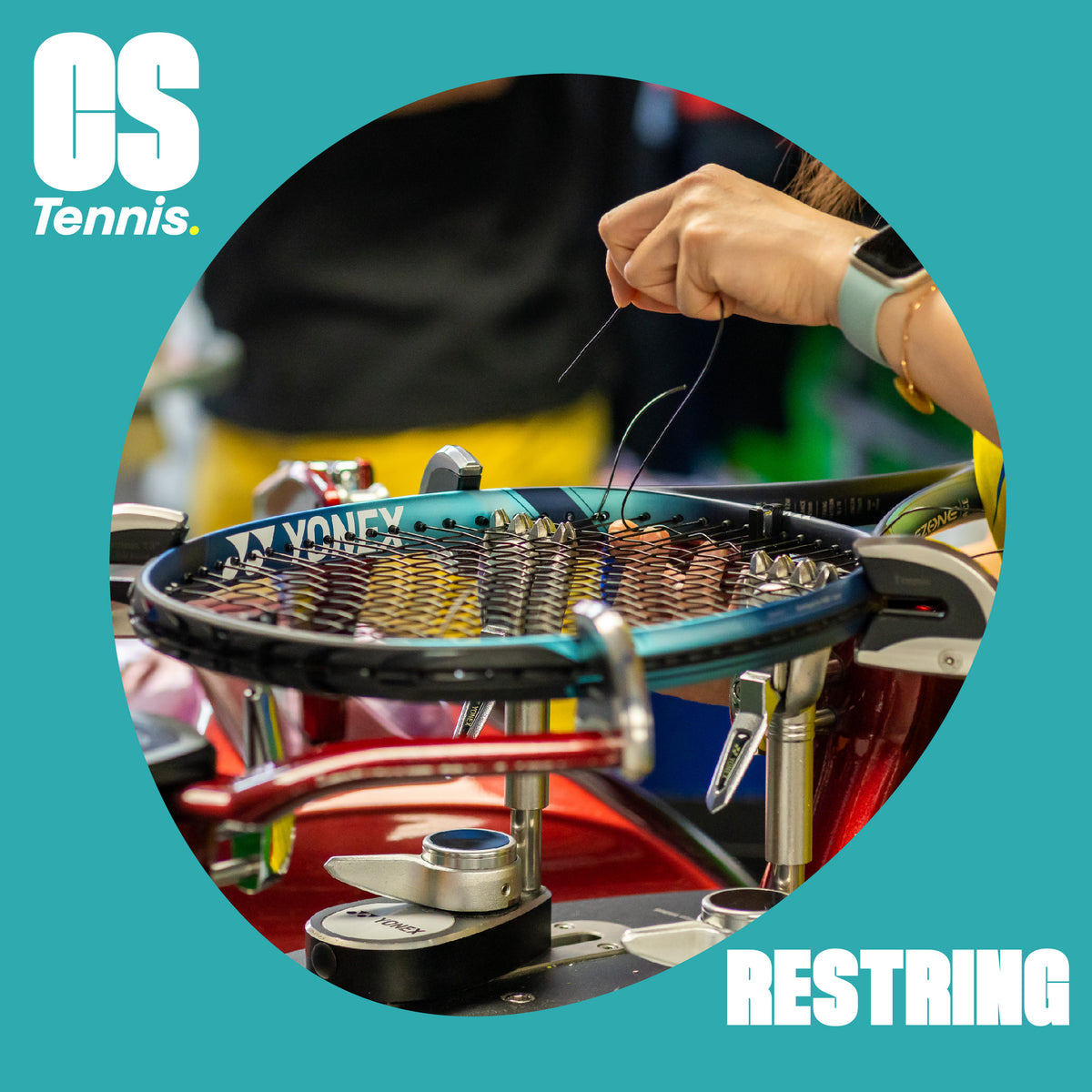 Professional Tennis Hybrid Restring