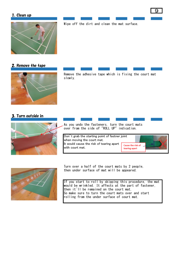 Yonex AC367 Badminton Court Mat