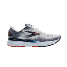 Brooks Ghost Mens Running Shoes 16 - White/Peacoat/Orange White Peacoat Orange Running Shoes Brooks
