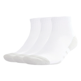 Adidas Essentials CLIMACOOL Quarter Socks 3 Pairs - White/Grey Clothing Adidas