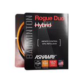 Ashaway Rogue Duo Hybrid String (10m Set) Black/Orange, front view