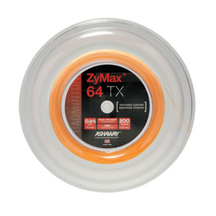 Ashaway Zymax 64TX Badminton String Reel - Orange Orange 200m Reel String (Reel) Ashaway