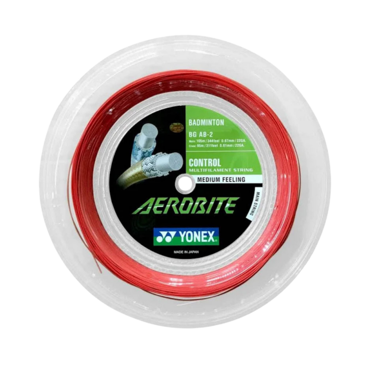 YONEX AEROBITE 200メートル Yonex Aerobite Badminton Racket String - 200m (660ft