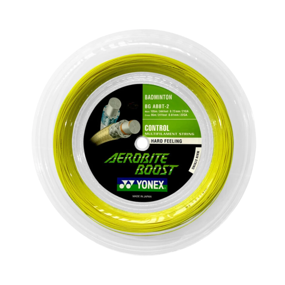 新品　YONEX AEROBITE 200m Yonex Aerobite Boost Badminton String (200m Reel)