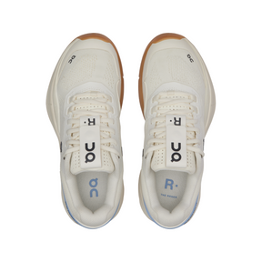 On THE ROGER Pro Tennis Shoes Men - Ivory/Chambray Tennis Shoes On Running