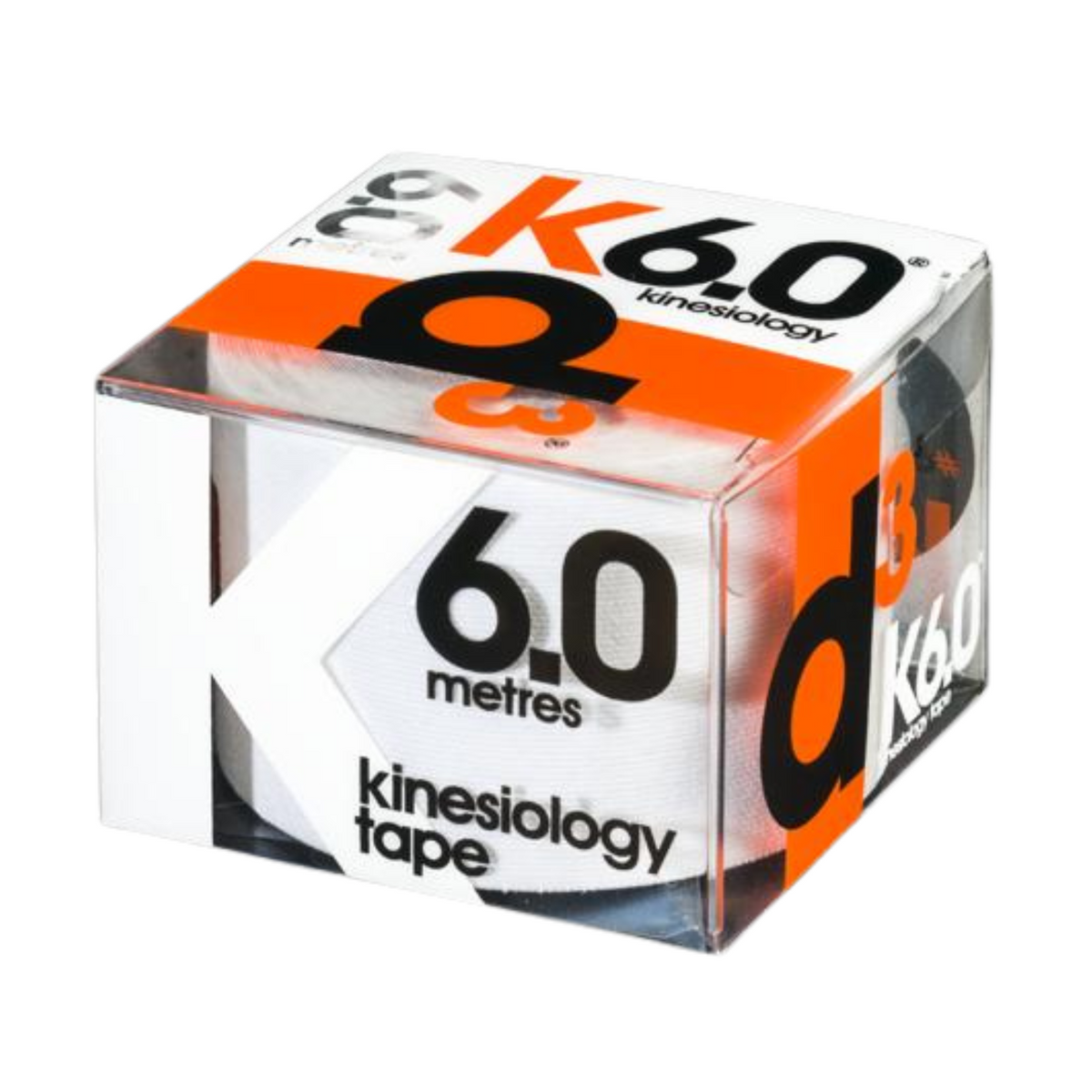 D3 K6.0 Kinesiology Tape (White) Training Aids D3
