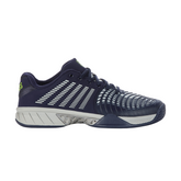 K-Swiss Express Light 3 Tennis Shoes Men, Peacoat/Grey Violet/Lime Green, front view