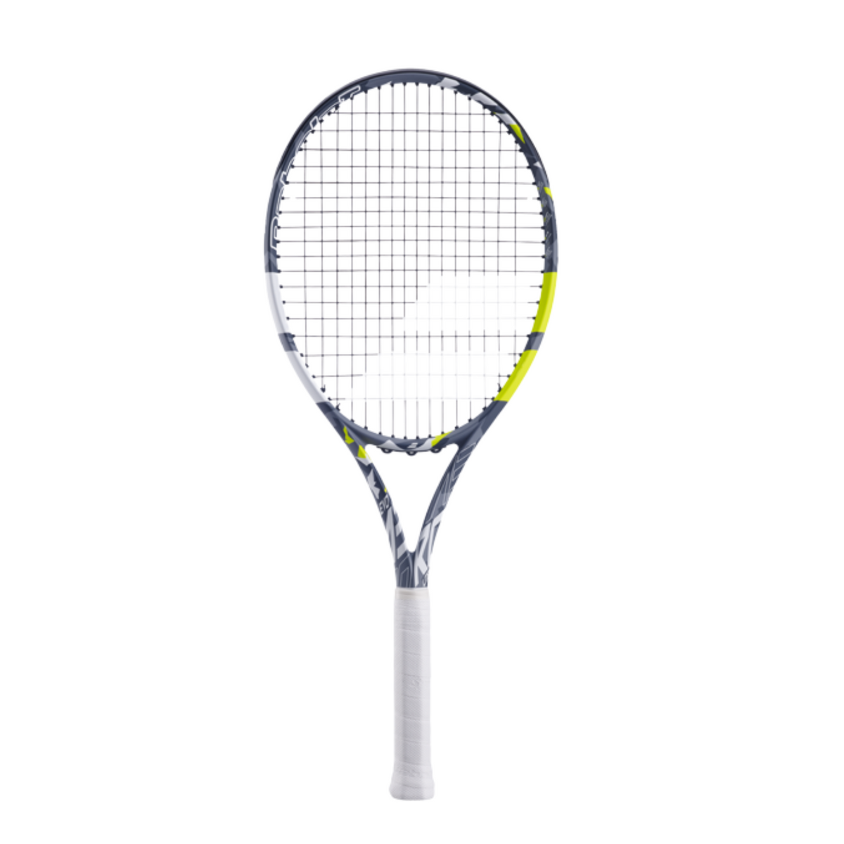 Babolat Evo Aero Lite 102 260g Strung Tennis Racket (Grey/Yellow)