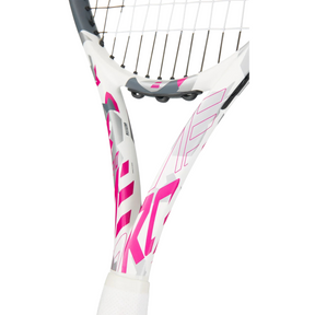 Babolat Evo Aero Lite 100in² Tennis Racket 260g - Strung - Pink