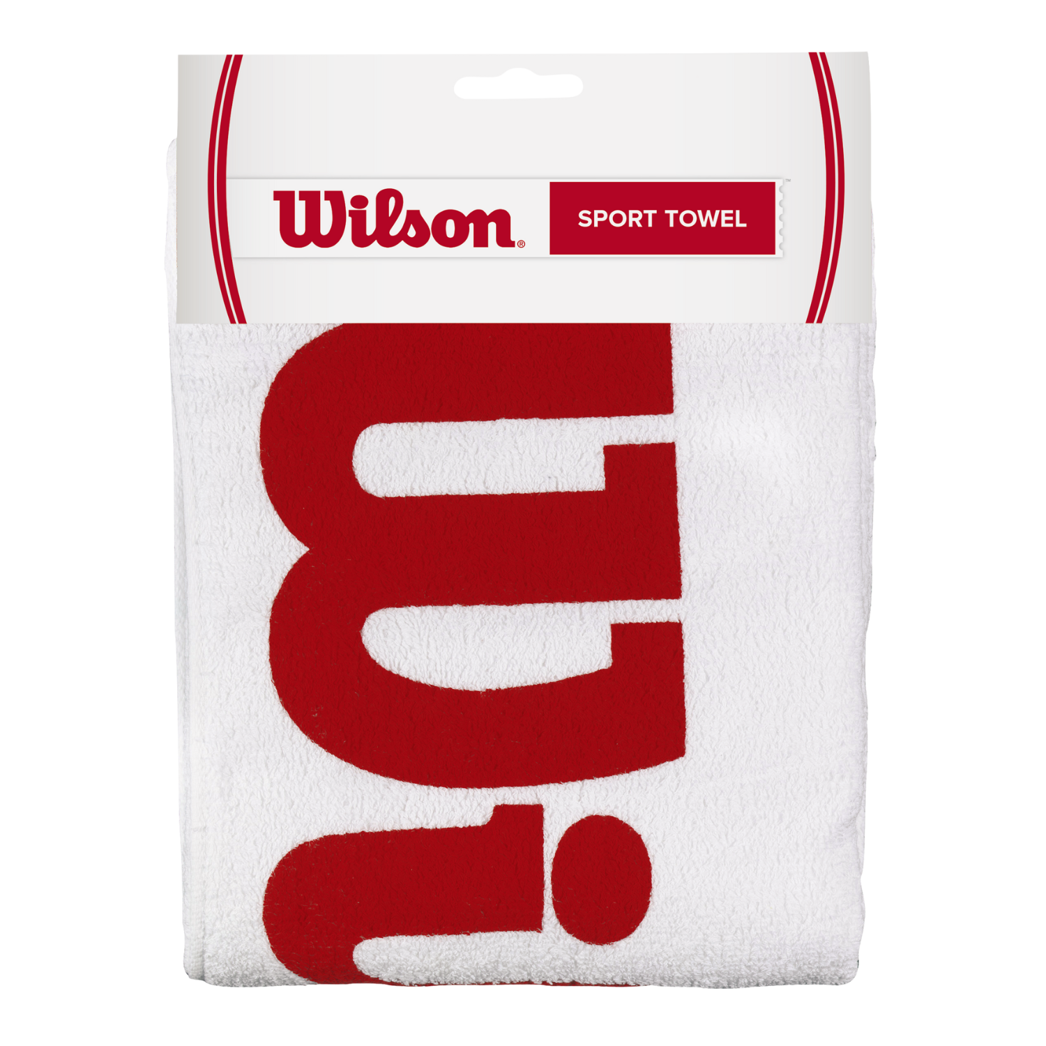 Wilson Sport Towel - White/Red
