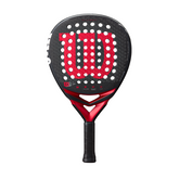 Wilson Bela V3 Padel Racket - Black/Red Padel Rackets Wilson