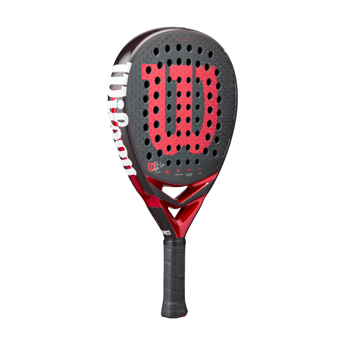 Wilson Bela Pro V3 Padel Racket - Black/Red