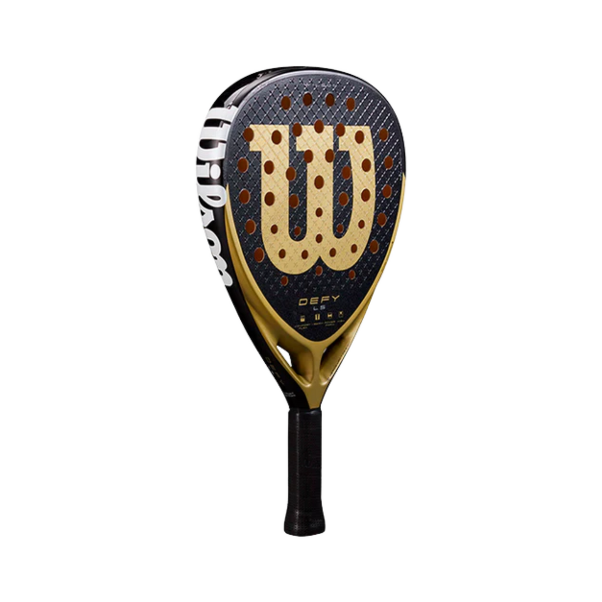 Wilson Defy LS V1 Padel Racket - Black/Gold