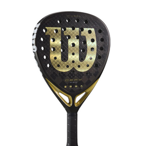 Wilson Defy Pro V1 Padel Racket - Black/Gold