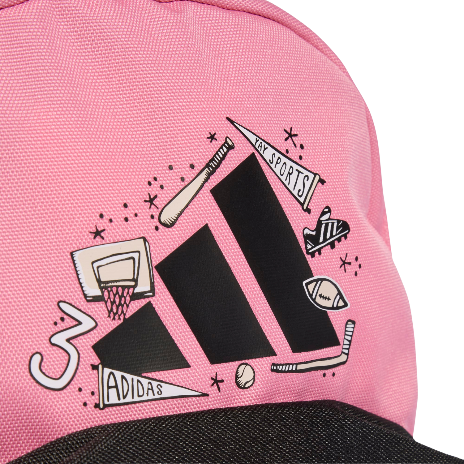 Adidas Little Kids Doodle Backpack - Pink/Black